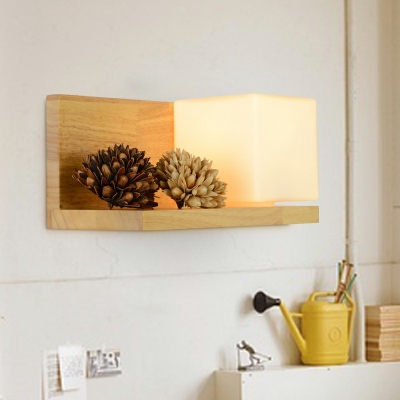 Modern Sconce Light Fixtures Glass Shade Wall Mount Light Fixture for Living Room