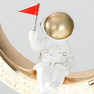 Simplicity Astronaut  Hanging Pendant Lights Metallic Down Lighting Pendant
