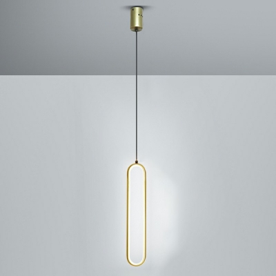 Simplicity Metallic Down Lighting Pendant Circlet Hanging Pendant Lights