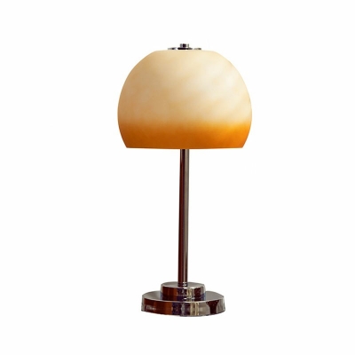 Ultra-Modern Chrome Table Light Glass Night Table Lamps for Bedroom