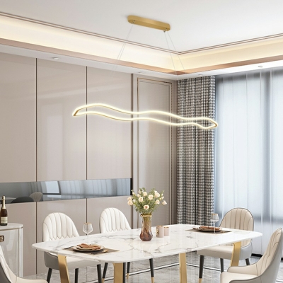 Ultra-Modern Island Lamps Pendant Light Fixtures for Meeting Room Dining Room