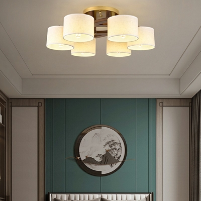 Wood Fininsh Flush Ceiling Light Fixture Flush Ceiling Lights for Dining Room