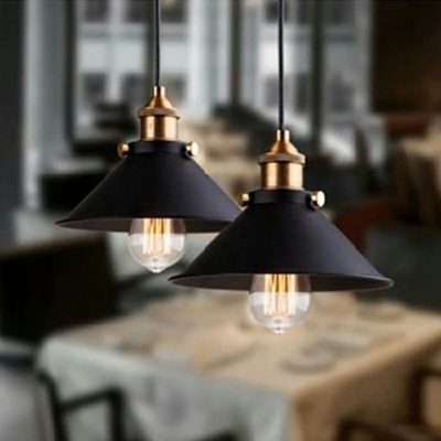 1 Light Suspension Pendant Metal Material Suspension Pendant Light for Dining Room Cafe