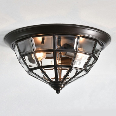 Colonial Flush Mount Ceiling Light Fixture Traditional Vintage Ceiling Lamp for Bedroom