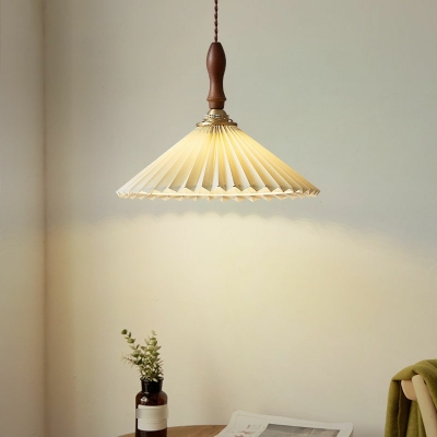 Contemporary Wood Drop Pendant Suspension Pendant for Dining Room Living Room