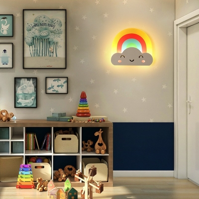 Kid's Wall Sconces Lighting Fixtures Modern Creative LED Light Sconces for Bedroom