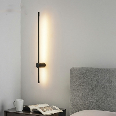Minimalist Flush Mount Wall Sconce Linear Wall Lighting Ideas for LIving Room