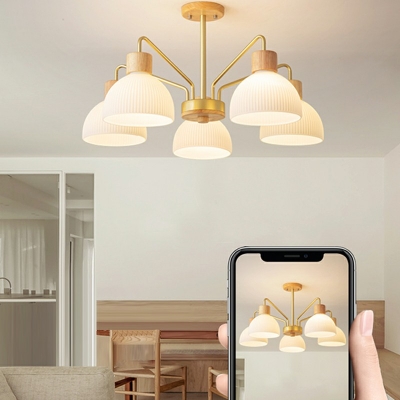 Modern Flush Mount Ceiling Light Fixtures Wood Flush Ceiling Light for Bedroom