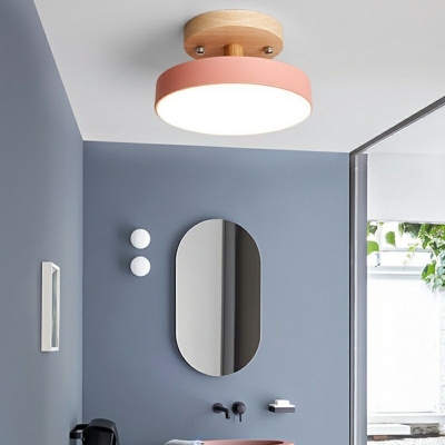 Nordic Style Flush Mount Ceiling Lights Modern Semi Flush Mount Light Fixture for Bedroom