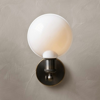 Postmodern Metal Wall Sconces Flush Mount Wall Sconce for Bedroom