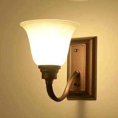Postmodern Style Retro Wall Sconce Light Nordic Style Glass Wall Light for Aisle