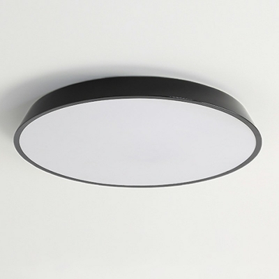 Ring Contemporary Led Flush Mount Ceiling Light Fixtures Minimalism Close to Ceiling Lamp for Bedroom
