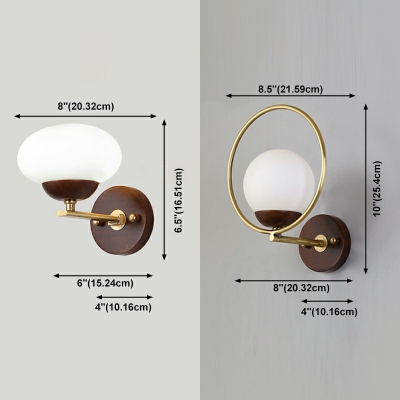 Sconce Light Fixtures Wood Flush Mount Wall Sconce for Bedroom