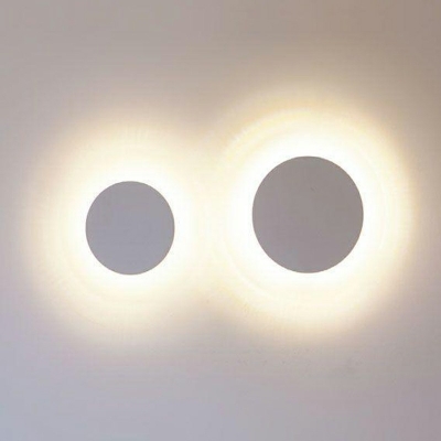 Wall Mounted Lighting 1 Light Round Wall Light Sconce for Living Room