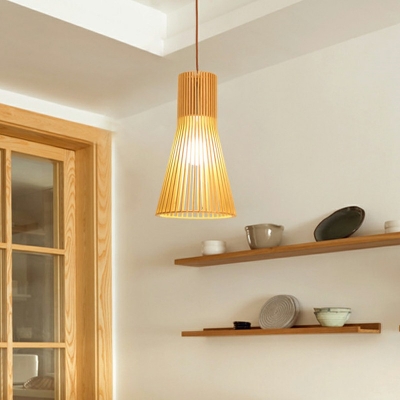 Yellow Drop Lamp Bowl Shade  Simplicity Style Hemp Rope Suspended Lighting Fixture for Living Room