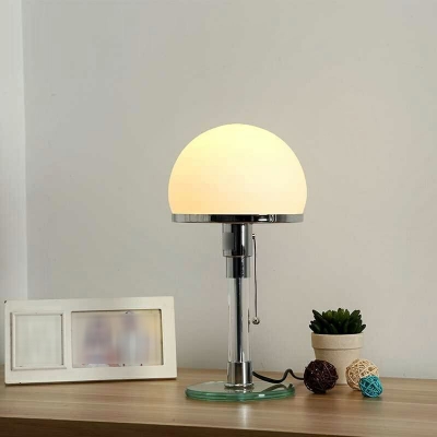 Glass Shade Nights and Lamp 1 Light Table Lamp for Bedroom Living Room