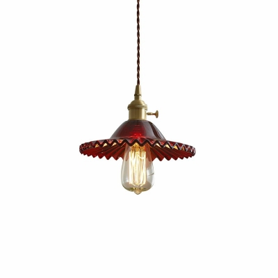 Industrial Hanging Lamp Kit Glass Hanging Pendant Lights for Living Room