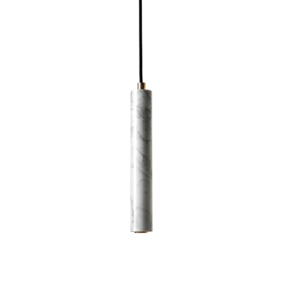Linear 1 Light Stone Pendants Light Fixtures Modern Hanging Ceiling Light for Dinning Room