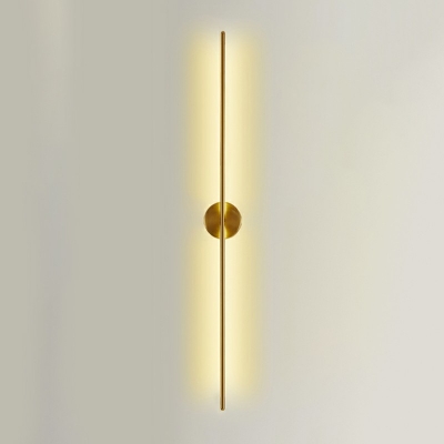 Minimalist Sconce Light Fixture Line Shade Wall Mounted Lamp for Stairs Living Room
