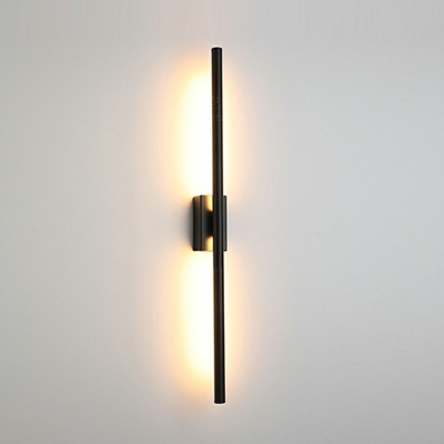 Modern Minimalist Lines Flush Mount Wall Sconce Wall Lighting Ideas for Bedroom