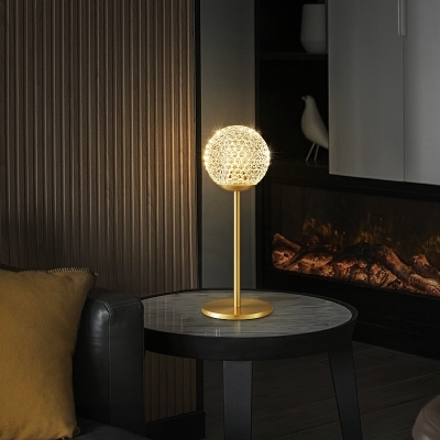 Postmodern 1 Light Night Table Lamps Metal Material Table Light for Bedroom