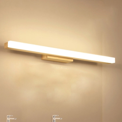 Vanity Lighting Ideas Modern Style Wood Wall Vanity Light for Living Room