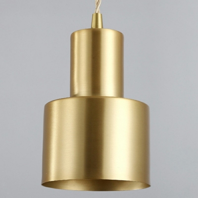 Ceiling Pendant Light Round Shade Modern Style Metal Pendant Lighting for Living Room