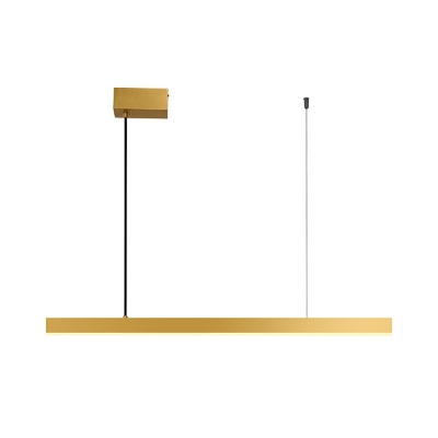 Contemporary Gold Island Lighting 1 Head Island Ceiling Light for Dining Room