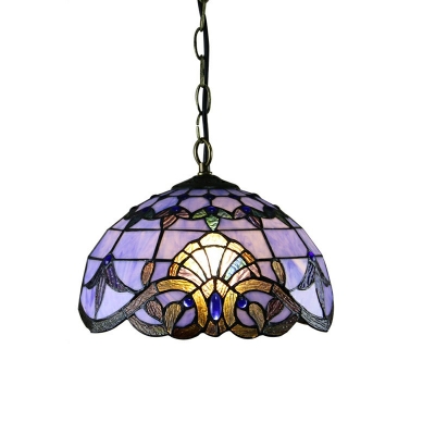 Pendant Lighting Fixtures Semicircular Shade Modern Style Glass Hanging Chandelier for Living Room