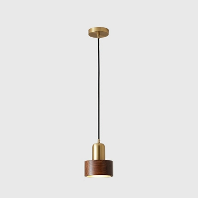Wood Material Drop Pendant Suspension Pendant for Living Room Dining Room
