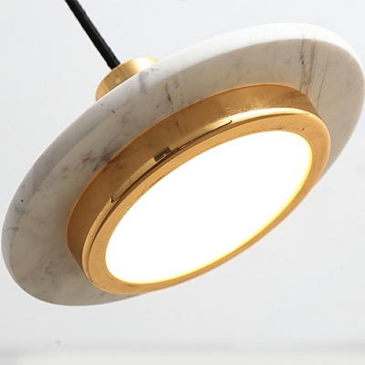 1 Light Hanging Light Fixtures LED Modern Minimalist Pendant Light for Dinning Room