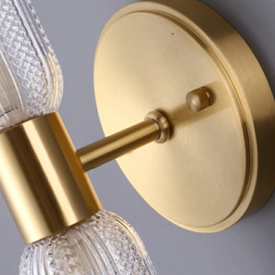 2-Light Sconce Light Antique Style Cylinder Shape Metal Wall Lighting Ideas