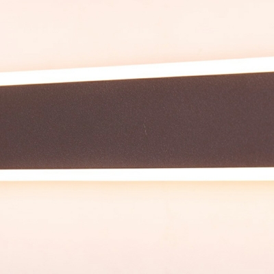 Minimalistic Almuinum and Rubber Led Vanity Light Strip Linear Vanity Light Fixtures