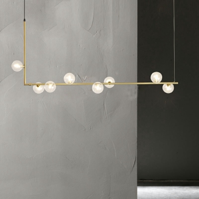 Modern Style Glass Pendant Light Nordic Style Minimalism Chandelier Light for Dinning Room