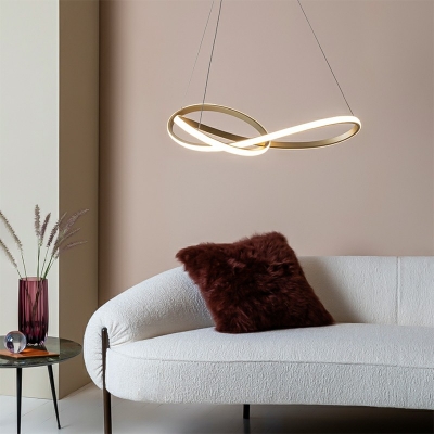 Modern Style LED Celling Light Minimalism Style Linear Hanging Light for Dinning Room