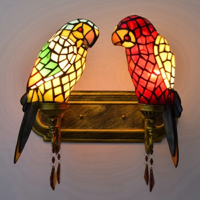 Vanity Wall Lights Tiffany Style Glass Vanity Wall Light Fixtures for Living Room