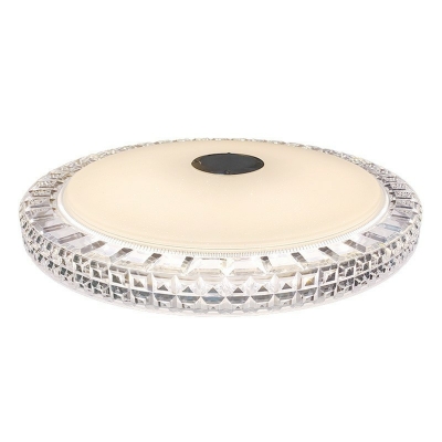 Contemporary Metal and Acrylic Led Flush Ceiling Lights Drum Flush Mount Light Fixtures