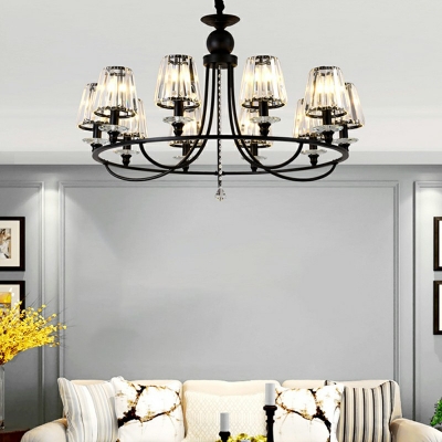 Hanging Chandelier Modern Style Crystal Pendant Light for Living Room