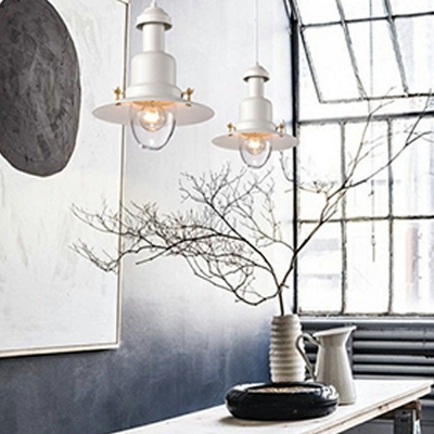 Industrial Style Drop Pendant 1 Light Hanging Pendant Light for Dining Room