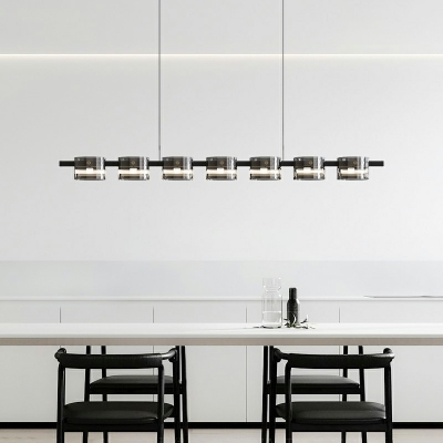 Minimalism Island Glass Ceiling Light Pendant Lights for Dining Room
