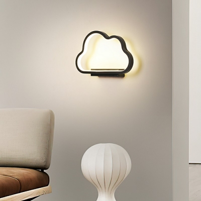 1 Light Cloud Shade Wall Sconce Lighting Modern Style Acrylic Led Wall Sconce for Living Room