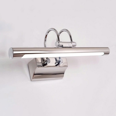1-Light Sconce Light Minimalism Style Liner Shape Metal Wall Mounted Lamp