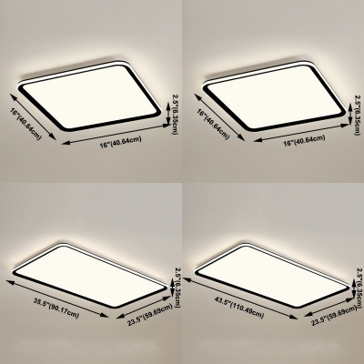 Contemporary Led Surface Mount Ceiling Lights Modern Minimalism Close to Ceiling Lamp for Living Room