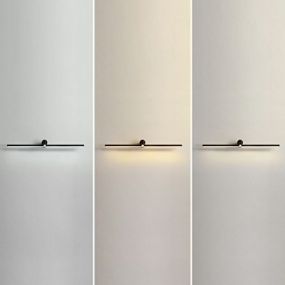Contemporary Metal and Aluminum Led Vanity Light Strip Linear Vanity Light Fixtures