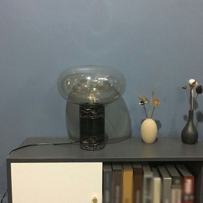 Designer Mirrored Glass Night Table Lamps Spherical Reading Book Light