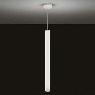 Linear 1 Light Modern Hanging Pendnant Lamp Nordic Style Minimalist Suspension Lamp for Living Room