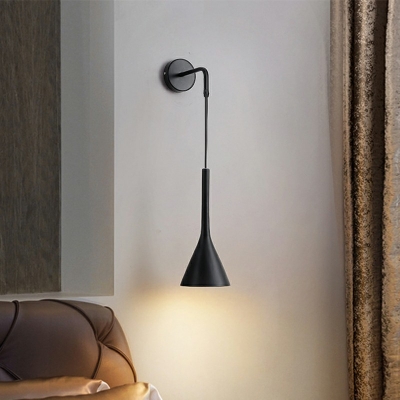 Macaron Sconce Light Fixture Cone Nordic Style Modern Wall Hanging Lights for Living Room