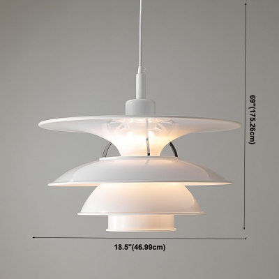Minimalism Style LED Hanging Light Nordic Style Metal Pendant Light for Dinning Room