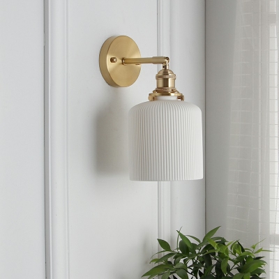 Modern Metal Wall Mounted Lamps 1 Light Flush Mount Wall Sconce for Bedroom