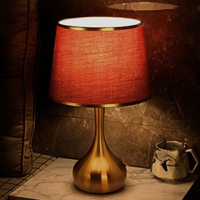 Postmodern Metal Table Lamp 1 Light Nights and Lamp for Study Bedroom
